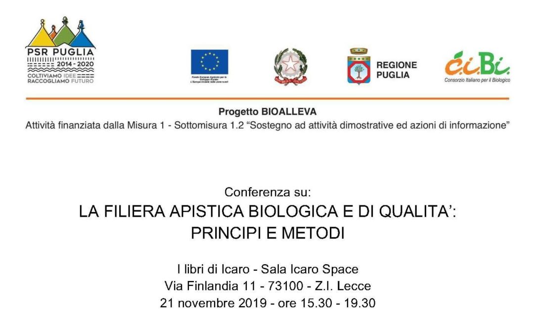 Conferenza sull’Apicoltura Biologica – Lecce