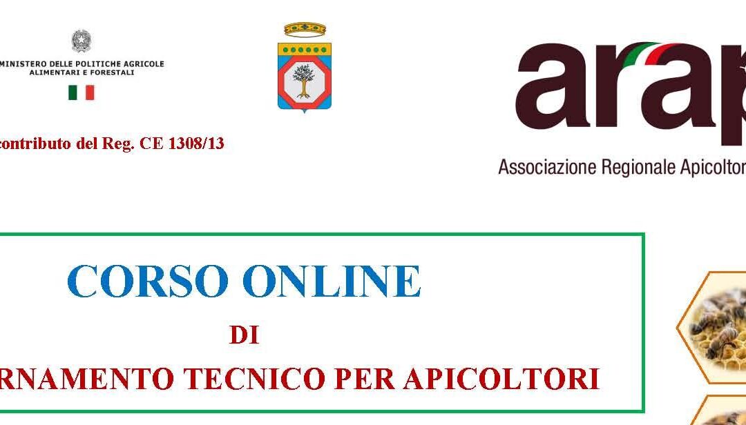 Corso di aggiornamento tecnico per gli apicoltori 2021 – ONLINE