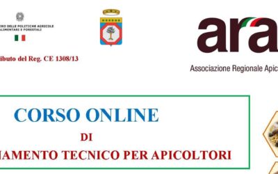 Corso di aggiornamento tecnico per gli apicoltori 2021 – ONLINE
